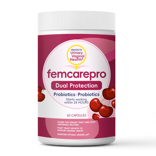 Femcarepro® Dual Protection Urinary + Vaginal Support Capsules
